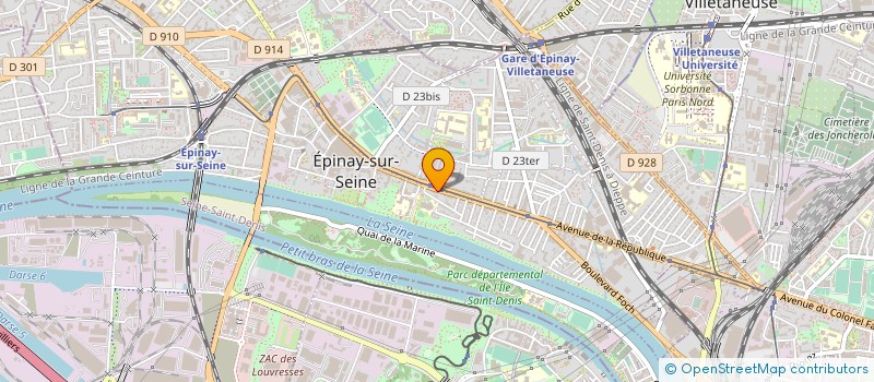 localisation de l'entreprise GEDAF à EPINAY-SUR-SEINE