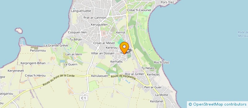 localisation de l'entreprise GEDALAPHIVA  CARANTEC