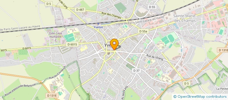 localisation de l'entreprise GEDAP à YVETOT