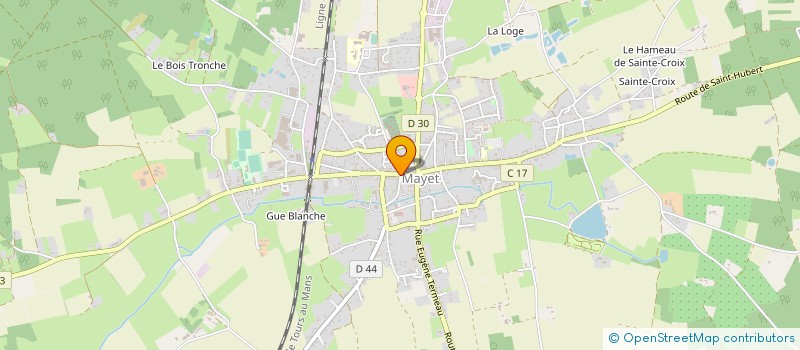 localisation de l'entreprise GEDAR DU CANTON DE MAYET à MAYET