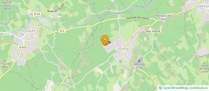 localisation de l'entreprise GEDELEC 66  PASSA