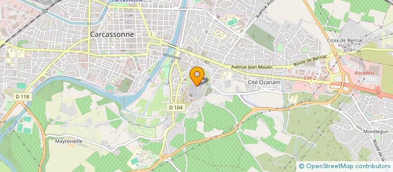 localisation de l'entreprise GEDEMOCO  CARCASSONNE