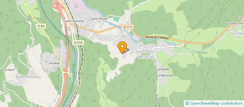 localisation de l'entreprise GEDENIMO à SAINT-PAUL-DE-JARRAT