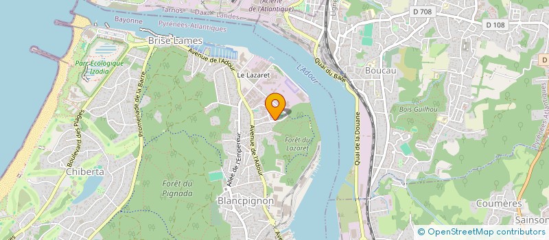 localisation de l'entreprise GEDEO SOLUTIONS  ANGLET