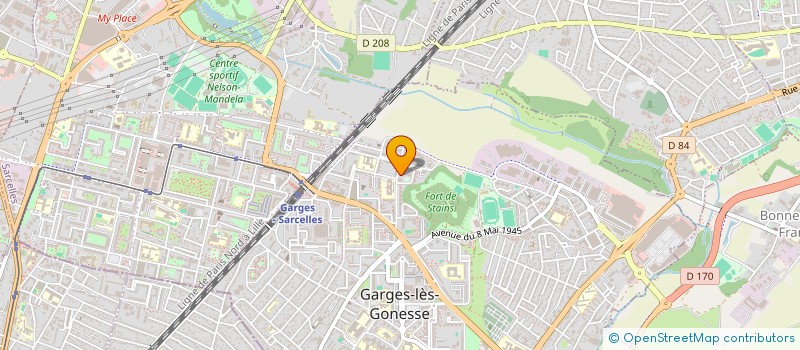 localisation de l'entreprise GEDEON 3D - MULTISERVICES PROPRETE  GARGES-LES-GONESSE