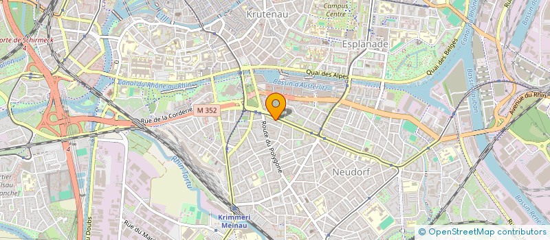 localisation de l'entreprise GEDEON à STRASBOURG