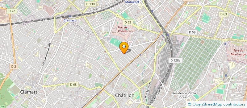 localisation de l'entreprise GEDES  CHATILLON