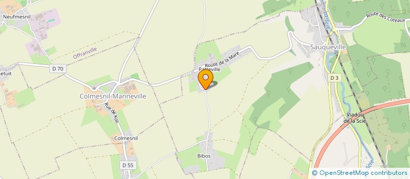 localisation de l'entreprise GEDES BATIMENTS  SAUQUEVILLE