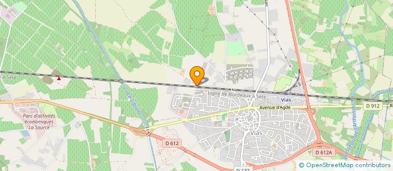 localisation de l'entreprise GEDEVIA  VIAS