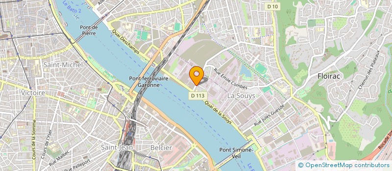 localisation de l'entreprise GEDEVSTRA  BORDEAUX