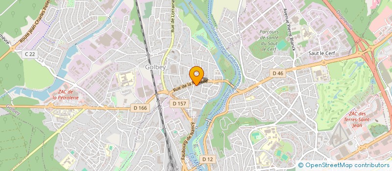 localisation de l'entreprise GEDI BAT 88 à GOLBEY