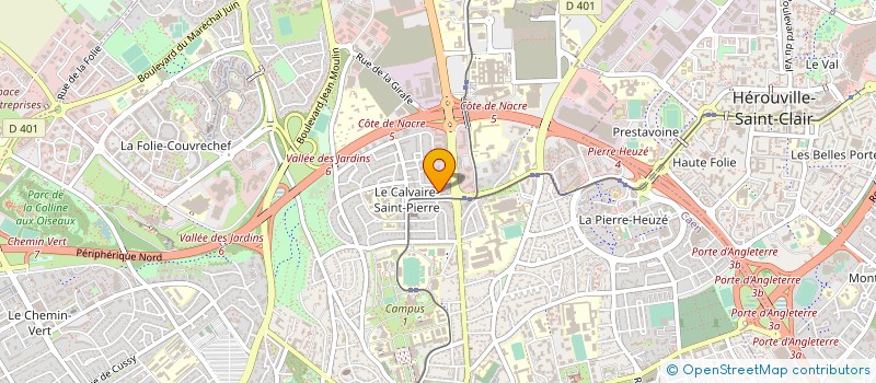 localisation de l'entreprise GEDIBAT à CAEN