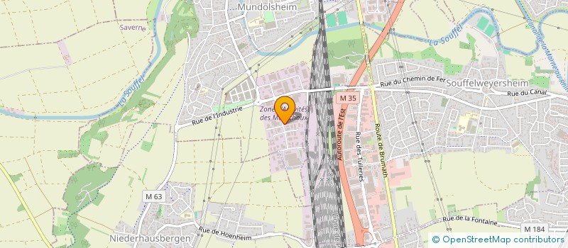 localisation de l'entreprise GEDICO GENERALE DIFFUSION COSMETIQUE à MUNDOLSHEIM