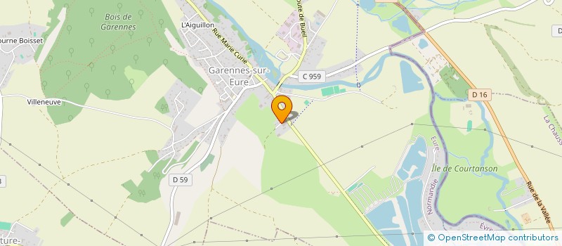 localisation de l'entreprise GEDIF à GARENNES-SUR-EURE