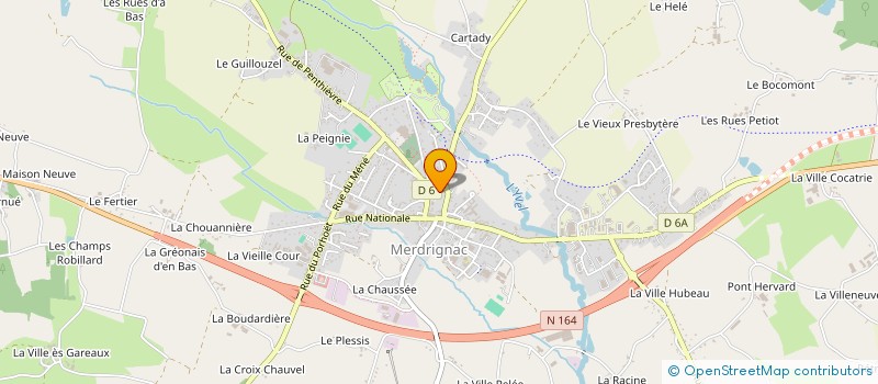 localisation de l'entreprise GEDIFI à MERDRIGNAC