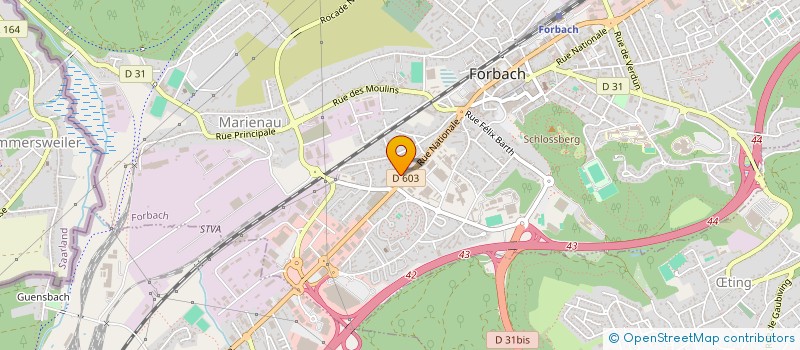localisation de l'entreprise GEDIK MAT  FORBACH