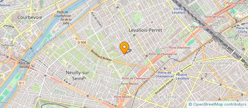 localisation de l'entreprise GEDIMANCHE à LEVALLOIS-PERRET