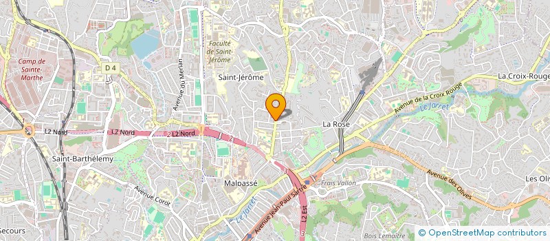 localisation de l'entreprise GEDIMAT 13 à MARSEILLE