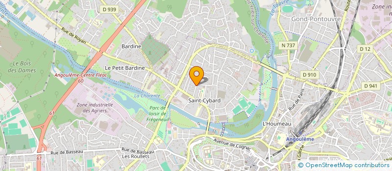 localisation de l'entreprise GEDIMON à ANGOULEME