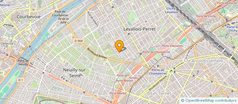localisation de l'entreprise GEDINFO à LEVALLOIS-PERRET