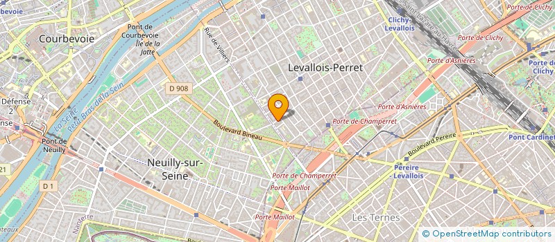 localisation de l'entreprise GEDINVEST RHONE ALPES à LEVALLOIS-PERRET