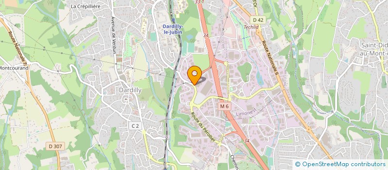 localisation de l'entreprise GEDIRA  DARDILLY