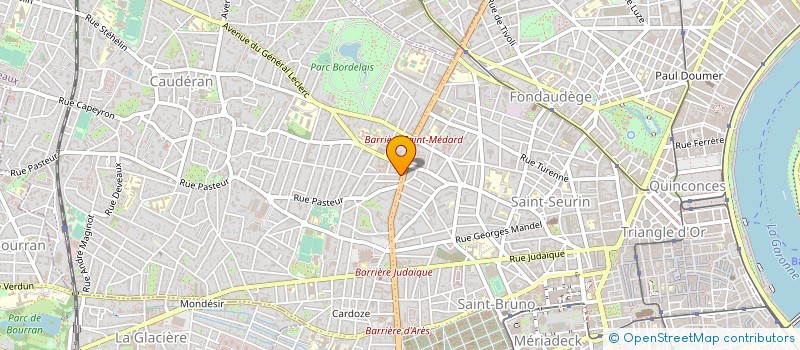 localisation de l'entreprise GEDITECH  BORDEAUX