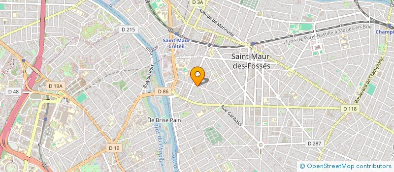 localisation de l'entreprise GEDIVOTE à SAINT-MAUR-DES-FOSSES