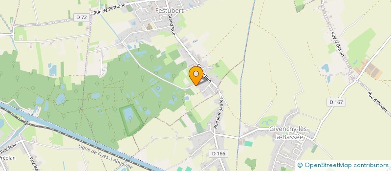 localisation de l'entreprise GEDO  FESTUBERT