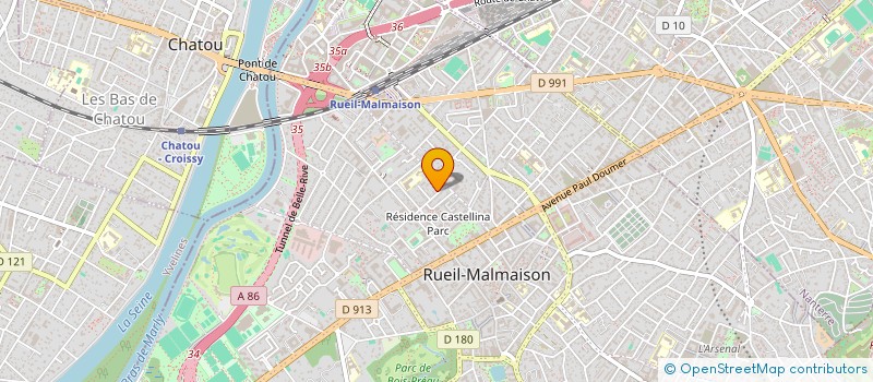 localisation de l'entreprise GEDUC à RUEIL-MALMAISON