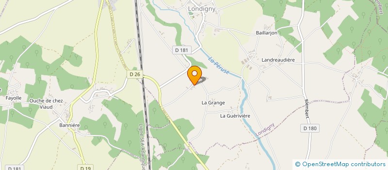 localisation de l'entreprise GEDWORKING SAS à LONDIGNY