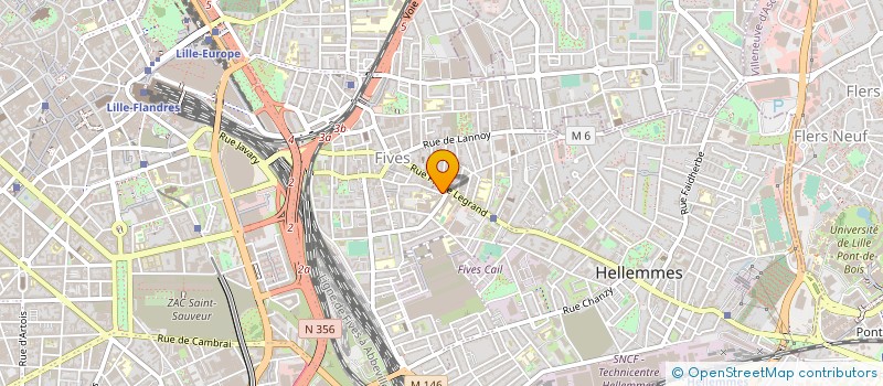 localisation de l'entreprise GEDYS à LILLE