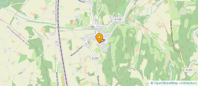 localisation de l'entreprise GEECA22  CLAVEYSON