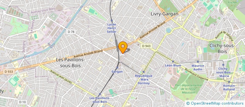 localisation de l'entreprise GEECHEE COIFFURE  LES PAVILLONS-SOUS-BOIS