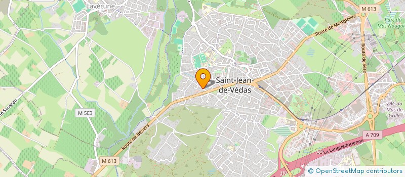 localisation de l'entreprise GEEDIS à SAINT-JEAN-DE-VEDAS