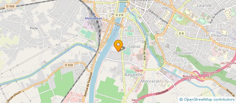 localisation de l'entreprise GEEK-INC.  MONTAUBAN