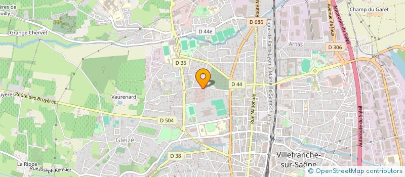 localisation de l'entreprise GEEK OR NOT  VILLEFRANCHE-SUR-SAONE