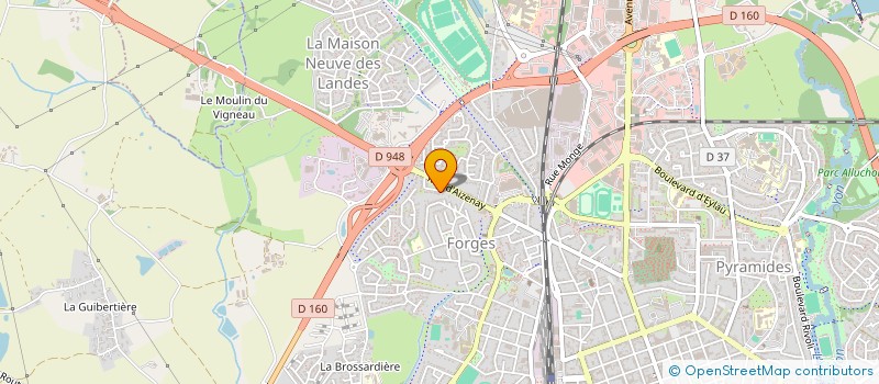 localisation de l'entreprise GEEK POWA à LA ROCHE-SUR-YON