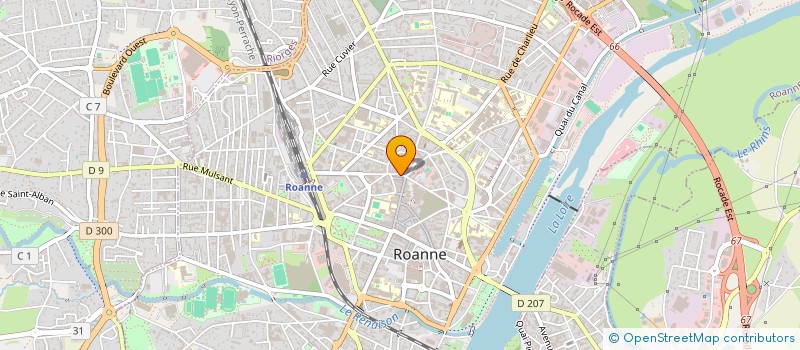 localisation de l'entreprise GEEK STATION à ROANNE