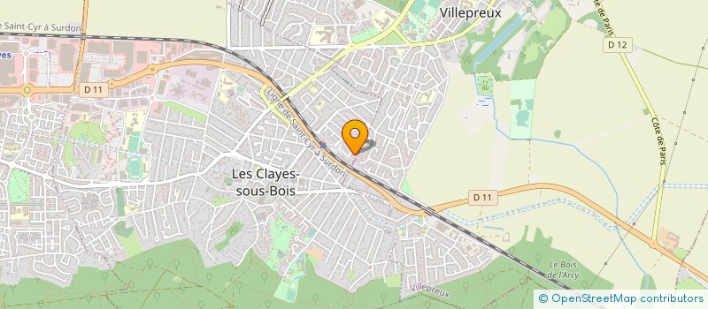 localisation de l'entreprise GEEK'UP FAMILY à LES CLAYES-SOUS-BOIS
