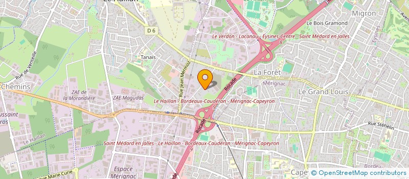 localisation de l'entreprise GEEKS IN JAPAN  BORDEAUX