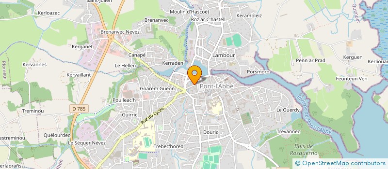 localisation de l'entreprise GEEKSERIES à PONT-L'ABBE