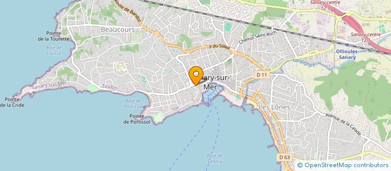 localisation de l'entreprise GEELYS SUCCESS à SANARY-SUR-MER