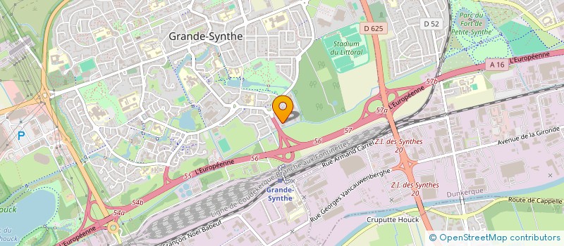 localisation de l'entreprise GEEMARC TELECOM SA à GRANDE-SYNTHE