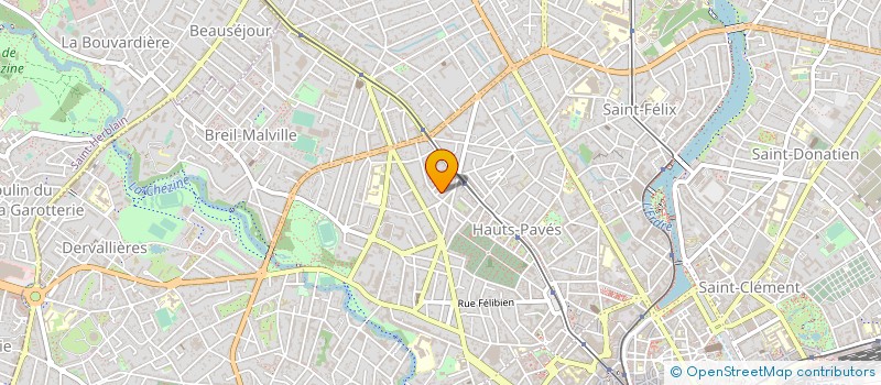 localisation de l'entreprise GEENY à NANTES