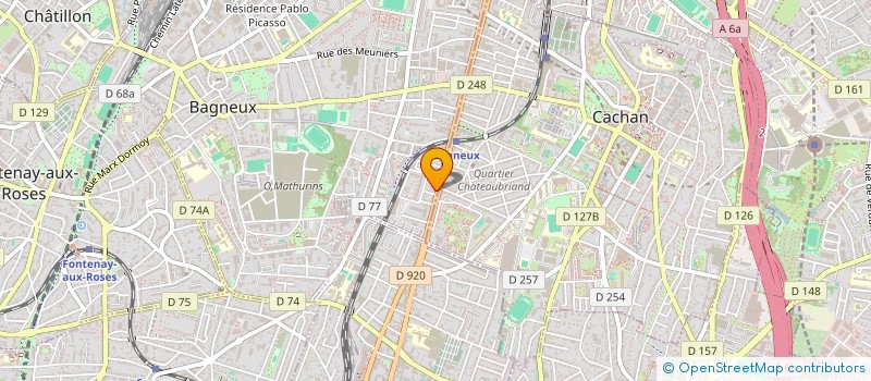 localisation de l'entreprise GEEP à BAGNEUX