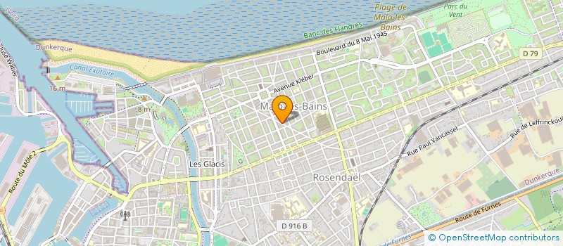 localisation de l'entreprise GEERAERT à DUNKERQUE