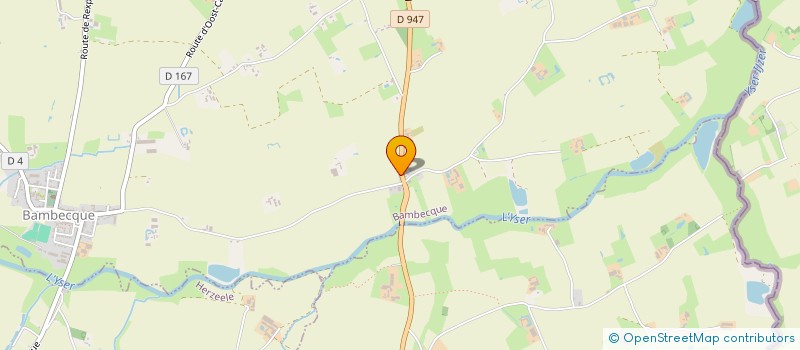 localisation de l'entreprise GEERAERT VERSTAEN  BAMBECQUE