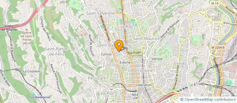 localisation de l'entreprise GEEROMS à NICE