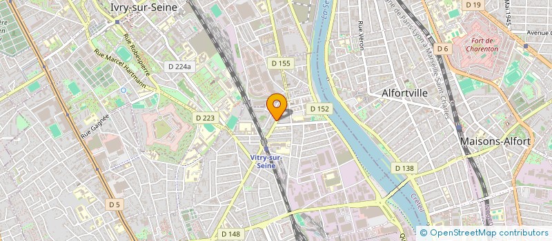 localisation de l'entreprise GEETHA COIFFURE à VITRY-SUR-SEINE